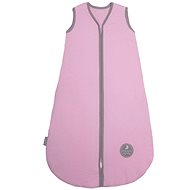 Natulino extra thin summer sleeping bag, Pink / Grey, 1-layer - Children's Sleeping Bag