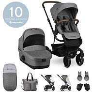 EASYWALKER Harvey3 Exclusive Grey with Accessories - Baby Buggy