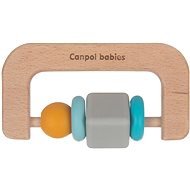 CANPOL BABIES Wooden-Silicone Teether rágóka - Baba rágóka