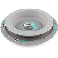 Canpol Babies EXOTIC ANIMALS 2 pcs Grey - Dish Set