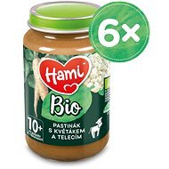 Hami Organic Parsnip with Cauliflower and Veal 6× 190g - Baby Food
