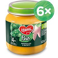 Hami Organic Broccoli with Sweet Potatoes 6×125g - Baby Food