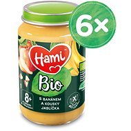 Hami ORGANIC with Banana and Apple Pieces 6× 190g - Baby Food