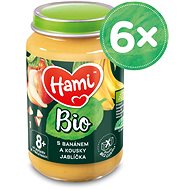 Hami ORGANIC with Banana and Apple Pieces 6× 190g - Baby Food