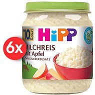 HiPP BIO Mliečna ryža s jablkami 6× 200 g - Príkrm