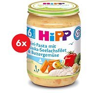 HiPP Mini cestoviny s aljašskou treskou v maslovej zelenine 6× 190 g - Príkrm