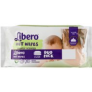 Libero Wet Wipes Aloe&Camomile Duo Pack 2× 64 db - Nedves törlőkendő