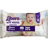 Libero Wet Wipes Sensitive Duo Pack 2×64 pcs - Wet Wipes