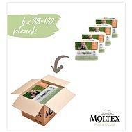 Moltex Pure & Nature Midi size 3 (4×33 pcs) - Eco-Friendly Nappies