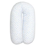 SCAMP Nursing Pillow 150×30cm, Blue White Star Clouds - Nursing Pillow