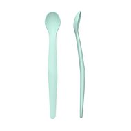 EverydayBaby Silicone Spoon, 2 pcs, Mint Green - Children's Cutlery