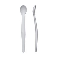 EverydayBaby Silicone Spoon, 2 pcs, Quiet Qrey - Children's Cutlery