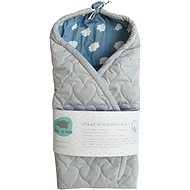 PINK NO MORE car seat blanket, Silver & Dark Clouds - Blanket