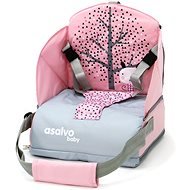 ASALVO Anywhere Booster, nordic pink - Jídelní židlička