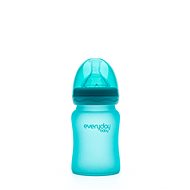 EverydayBaby Glass Sensor Bottle 150ml Turquoise - Baby Bottle