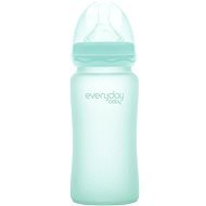 EverydayBaby Glass Bottle 240ml Mint Green - Baby Bottle