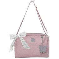 BEZTROSKA Maja bag with bow Pink powder - Changing Bag