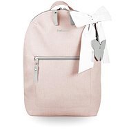 BEZTROSKA Miko backpack with bow Pink powder - Nappy Changing Bag