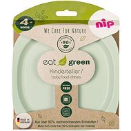 NIP Green Line Plate 2pcs Green/Light green - Children's Plate