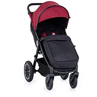 PETITE&MARS Street+ Air Black Deep Ruby Complete - Baby Buggy