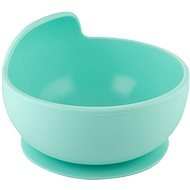 Canpol Babies silicone bowl with suction cup 300 ml, turquoise - Children's Bowl