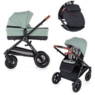 PETITE&MARS 2in1 Trails Iron Green - Baby Buggy