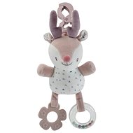 PETITE&MARS toy with sound on a squeaker Suzi the deer - Pushchair Toy