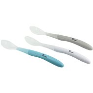 Bo Jungle Soft Dining Spoons White/Blue/Grey 3 pcs - Children's Cutlery