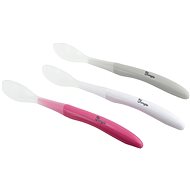 Bo Jungle Soft Dining Spoons White/Pink/Grey 3 pcs - Children's Cutlery