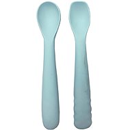 Bo Jungle Silicone Spoons B-Spoon Shape 2 pcs Pastel Blue - Children's Cutlery