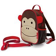 SKIP HOP Zoo hátizsák biztonsági hámmal Monkey 1+ - Kis hátizsák