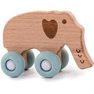 Bo Jungle B-Woody Elephant Pastel Blue - Baby Toy