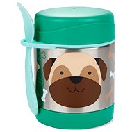 SKIP HOP Zoo Food Thermos with Spoon/Fork Puggle 325ml, 12m+ - Children's Thermos