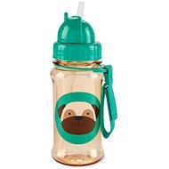 SKIP HOP Zoo Mug with Straw PVC and BPA-Free Pug 350ml, 12m + - Baby cup