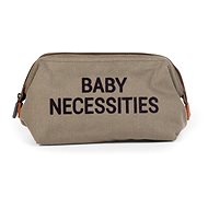 CHILDHOME Baby Necessities Canvas Khaki - Make-up Bag