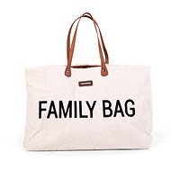 CHILDHOME Family Bag Teddy Off White - Cestovná taška