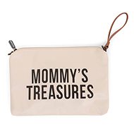 CHILDHOME Mommy's Treasures Off White Black - Make-up Bag