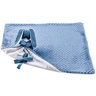 NATTOU deka plyšová s maznáčikom Lapidou Blue Pineapple White 50 × 50 cm - Deka