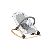 MoMi with melody LUMIWOOD with flowers - Baby Rocker