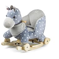 Kinderkraft Swing with melody horse gray 2020 - Rocker