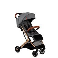 MoMi ESTELLE grey with gold frame - Baby Buggy