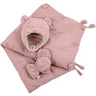 7AM Enfant complete set AIRY PINK ( 0-6m ) - hat, gloves, blanket - Clothes Set
