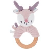 Petite&Mars Suzi wooden teething toy with rattle - Baby Teether