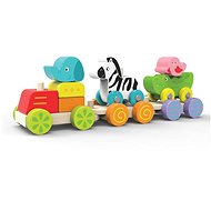 EDUSHAPE wooden zoo train - Educational Toy