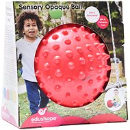 EDUSHAPE ball with texture 18 cm red - Motor Skill Toy