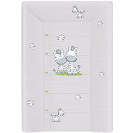 CEBA Baby mat soft 3-square zebra, grey 70 × 50 cm - Changing Pad