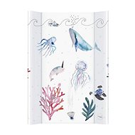CEBA Baby mat 2-square soft Cosy Watercolour World Ocean 70 × 50 cm - Changing Pad
