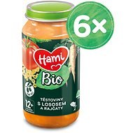 Hami Organic Pasta. with salmon and tomatoes 6×250 g - Baby Food