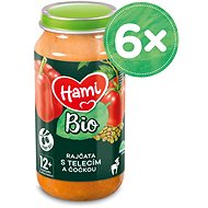 Hami Organic Tomatoes with veal and lentils 6×250 g - Baby Food