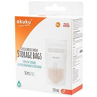 AKUKU disposable sterile food storage bags 150 ml, 30 pcs - Breastmilk Storage Bags